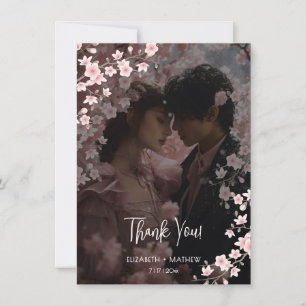 Photo de fleurs de cerisier Mariage Merci