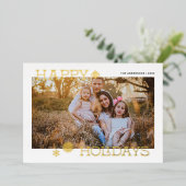 Photo de flocon de neige moderne de vacances joyeu (Debout devant)