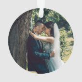 Photo de forêt rustique Élégant mariage (dos)