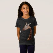 Photo de Giraffe amusante T-shirt (Devant entier)