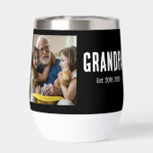 Photo de grand-père avec écriture blanche (Arrière)