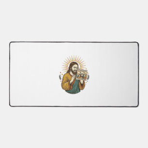 Photo de groupe étiqueté de Jésus les yeux fermés