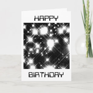 Photo de Hubble : Carte d'anniversaire blanche