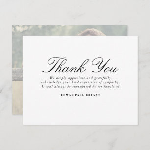 Photo de la carte de note funéraire de Merci Berea