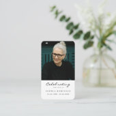 Photo de la carte de prière funéraire pour la célé (Debout devant)