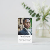 Photo de la carte de prière funéraire pour la célé (Debout devant)