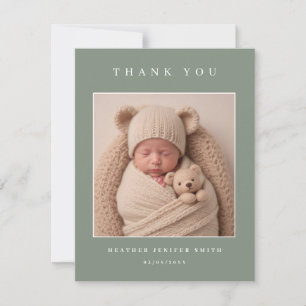 Photo de la carte Faire-part de naissance Sage Gre