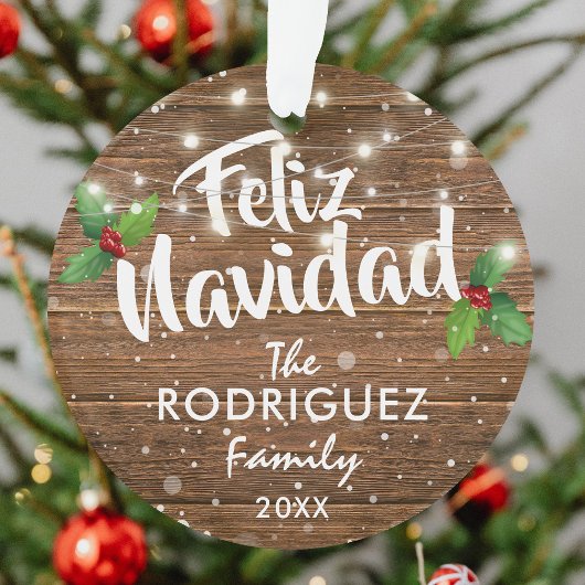 Photo de la famille espagnole Feliz Navidad