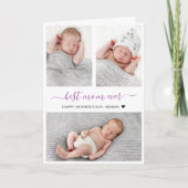 Photo de la Fête des Mères moderne Collage Carte p (Devant)