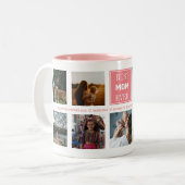 Photo de la fête des mères sur mesure Mug à café à (Devant gauche)