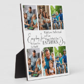 Photo de la Fête des Pères personnalisée Plaque Co (Côté)