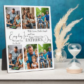 Photo de la Fête des Pères personnalisée Plaque Co (Côté)