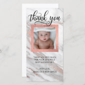 PHOTO de la feuille d'or | de rose de MERCI de (Devant / Derrière)