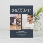 Photo de la Marine Faire-part de diplôme d'études  (Debout devant)