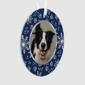 Photo de la marine Snowflake Paw Motif Pet (devant)