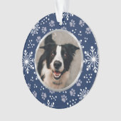 Photo de la marine Snowflake Paw Motif Pet (devant)