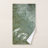 Photo de la nature de dalles rocheuses couvertes d (Serviette à main)