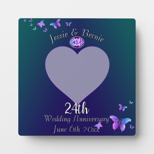 Photo de la plaque commémorative du 24e anniversai (Devant)