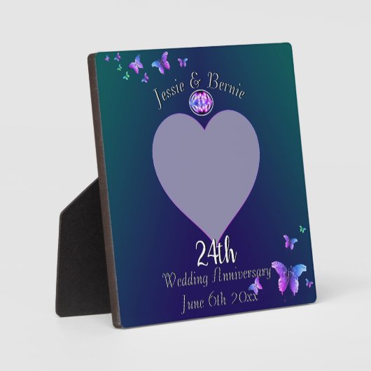 Photo de la plaque commémorative du 24e anniversai (Recto)