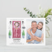 Photo de la porte avant Faire-part de déplacement (Debout devant)