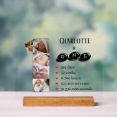 Photo de la première année du bébé Collage Numéro  (Neutre)