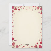 Photo de la Saint-Valentin modifiable – Carte d'am (Dos)