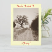 photo de la scène des neiges invitation de noël (Debout devant)