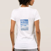 PHOTO DE LA T-SHIRT FEMME BLUE SKY CLOUDS (Dos)