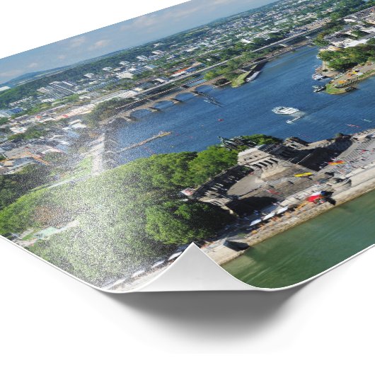 Photo de l'angle allemand à Coblence (Coin)