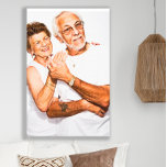 Photo de l'anniversaire du Mariage de couple<br><div class="desc">Mariage anniversaire ou toute photo d'art spécial de toile. Contactez-moi pour obtenir de l'aide sur vos personnalisations ou pour demander des produits Zazzle correspondants ou coordonnés supplémentaires pour votre célébration.</div>