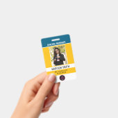 Photo de l'employé Logo ou badge de sécurité QR CO (Manuel / portable)