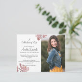 Photo de l'orchidée rose Fête de la carte de vie (Debout devant)