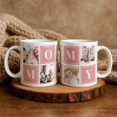 Photo de maman Collage personnalisé Géant Café Mug