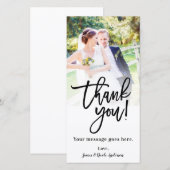 Photo de mariage image Merci Classy Moderne (Devant / Derrière)