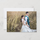 Photo de mariage Merci Double Face Nautilus (Devant)