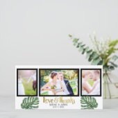 Photo de mariage tropical Amour & Merci (Debout devant)