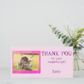 Photo de Merci personnalisée (Debout devant)