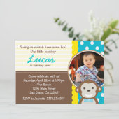 Photo de Mod Monkey 1er anniversaire Invitation (Debout devant)