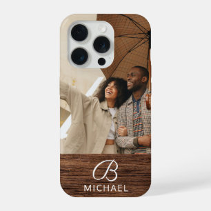 Photo de monogramme sur bois personnalisé avec nom