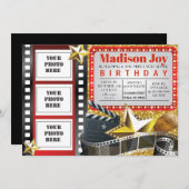 PHOTO DE MOVIE HOLLYWOOD Invitation à la fête d'an (Devant / Derrière)