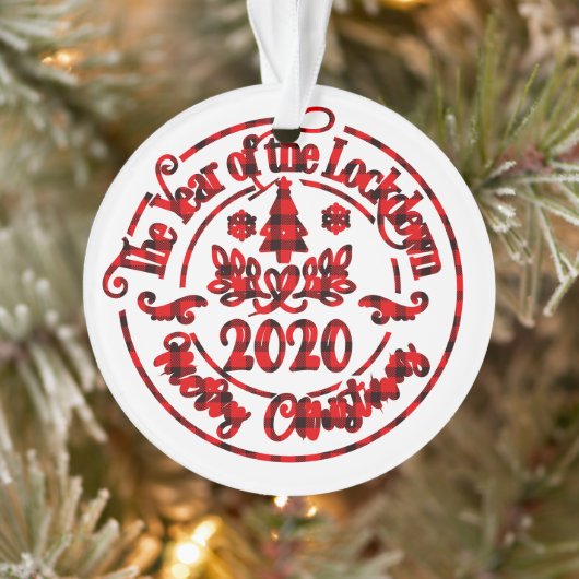 Photo de Noël 2020 de verrouillage (Arbre)