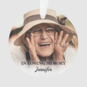 Photo de Noël à la mémoire de l'être aimé (devant)