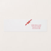 Photo de Noël Apple Red Ribbon (Inside Unfolded)