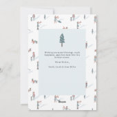 Photo de Noël Collage Carte de vacances (Dos)