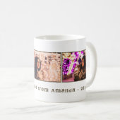 Photo de Noël Collage Mug | Vacances (Devant droit)