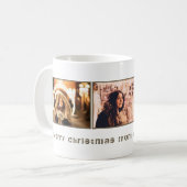 Photo de Noël Collage Mug | Vacances (Devant gauche)