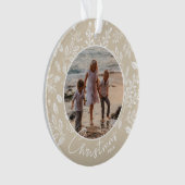 Photo de Noël de famille Acrylique ivoire (devant)