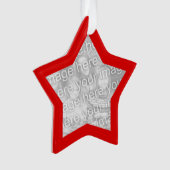 Photo de Noël de la frontière rouge (devant)