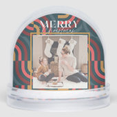 Photo de Noël de la Marine géométrique rétro Maxim (Avant)