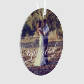 Photo de Noël du Mariage marié et joyeux (devant)